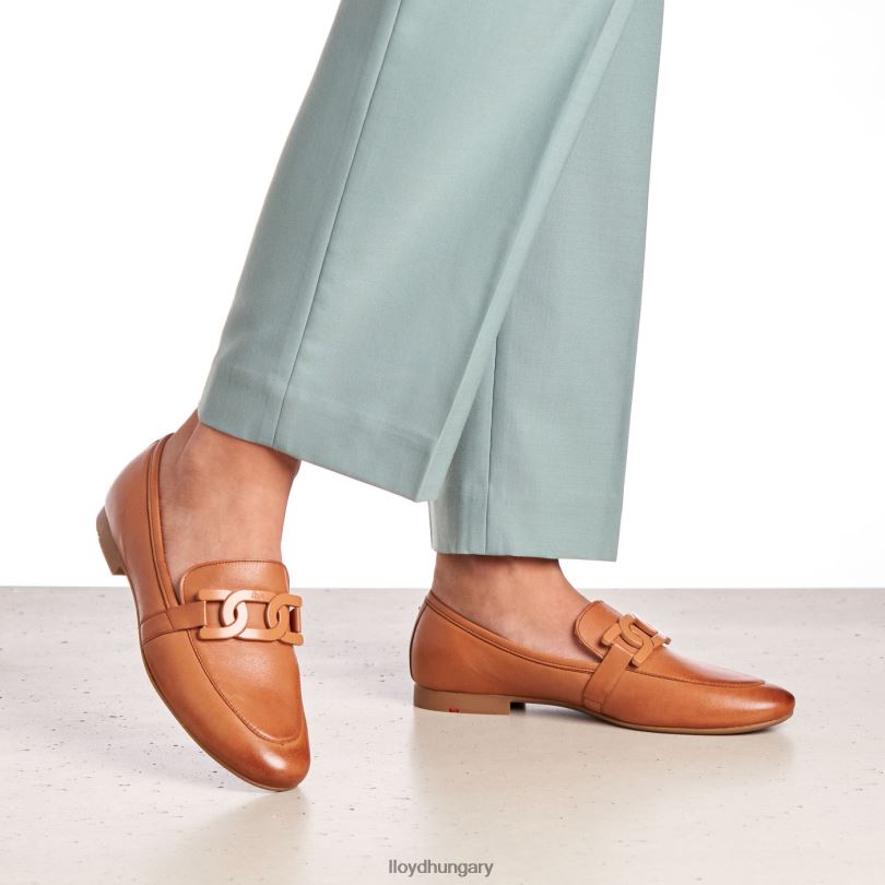 cipő HU LLOYD nők naplopó papucs barna 6444N1147