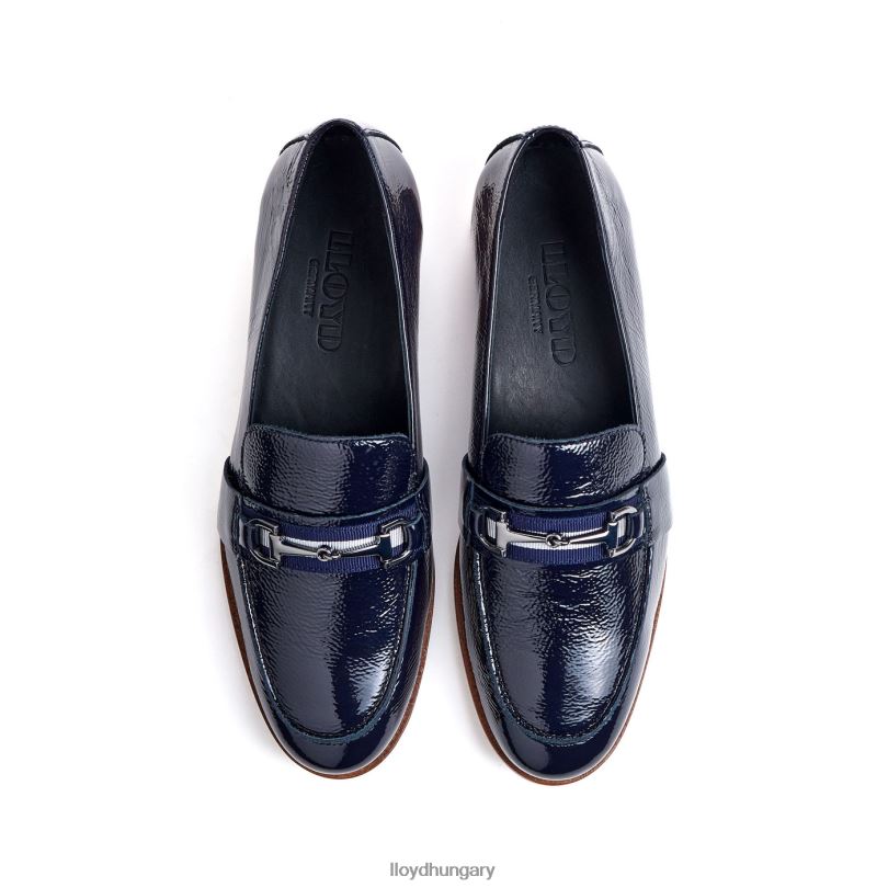 cipő HU LLOYD nők naplopó papucs kék 6444N1104