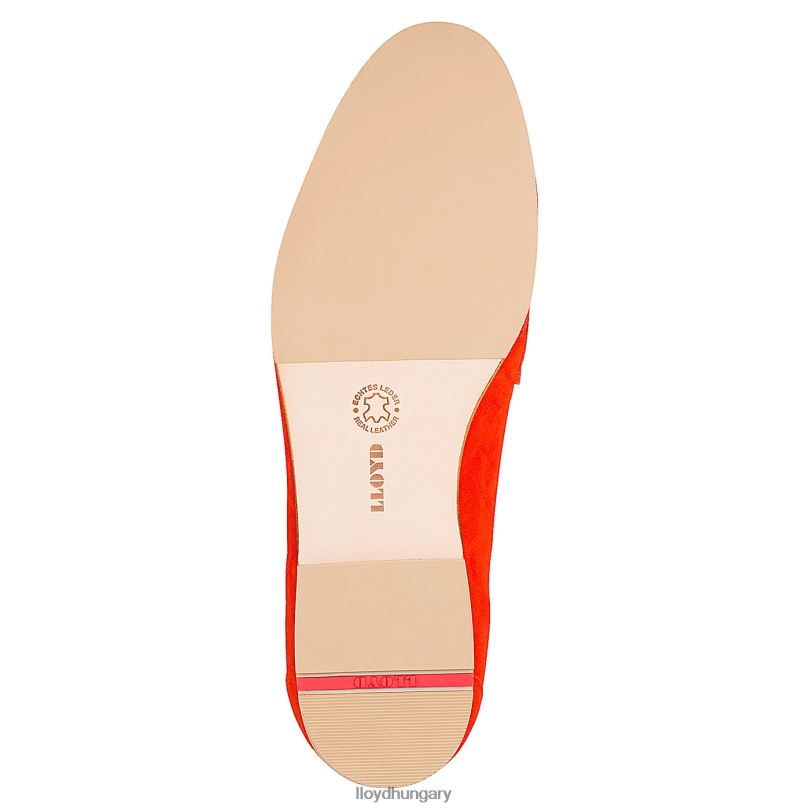 cipő HU LLOYD nők naplopó papucs piros 6444N1083