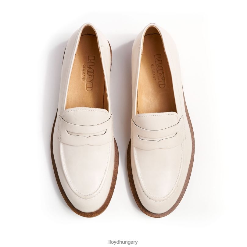 cipő HU LLOYD nők papucs cipő fehér 6444N1087