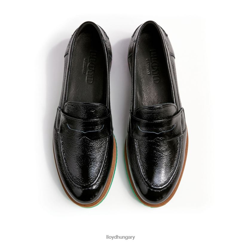 cipő HU LLOYD nők papucs fekete 6444N1121