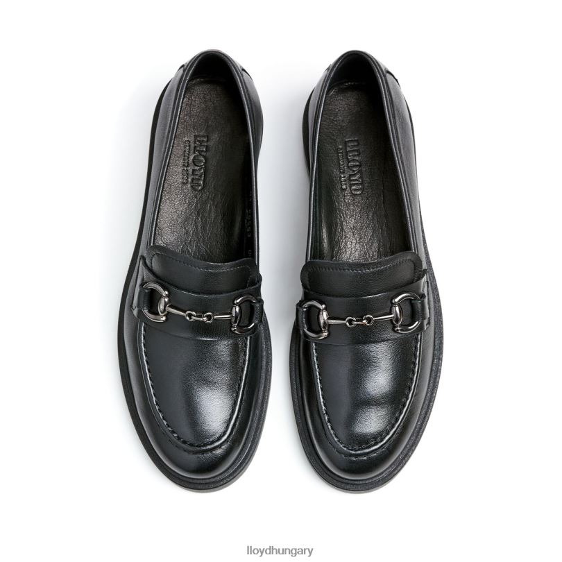 cipő HU LLOYD nők papucsra húzni fekete 6444N1109