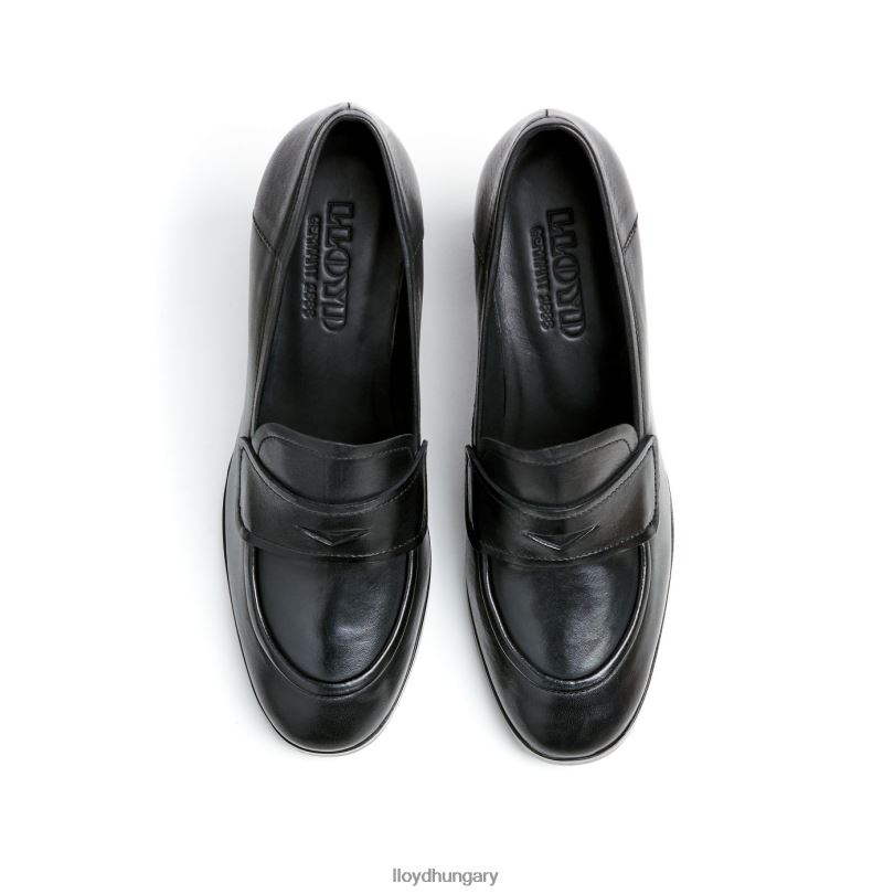 cipő HU LLOYD nők szivattyú papucs fekete 6444N1105