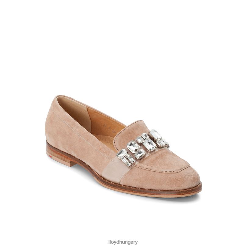cipő HU LLOYD nők velúr papucs bézs 6444N1139
