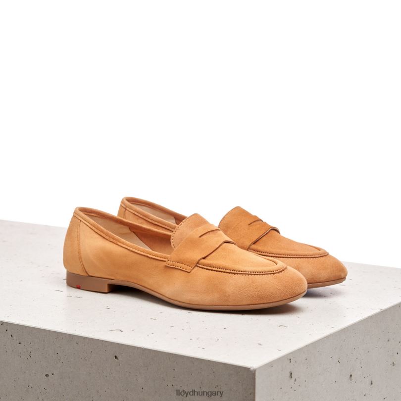 cipő HU LLOYD nők velúr papucs barna 6444N1136