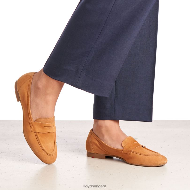 cipő HU LLOYD nők velúr papucs barna 6444N1136