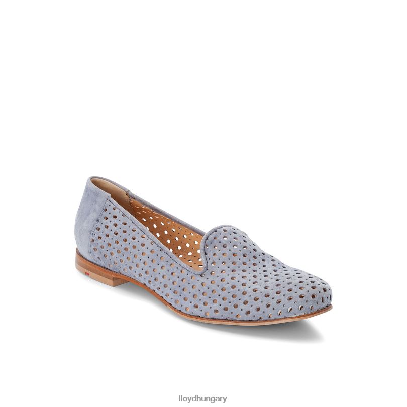 cipő HU LLOYD nők velúr papucs kék 6444N1151