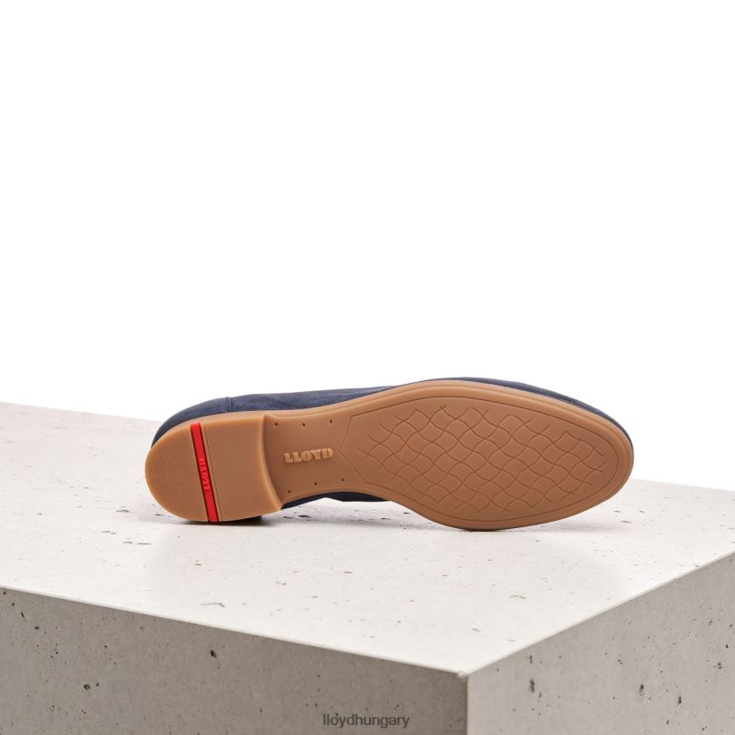 cipő HU LLOYD nők velúr papucs kék 6444N1152