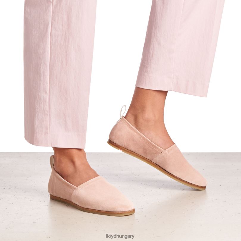 cipő HU LLOYD nők velúr papucs rózsaszín 6444N1124