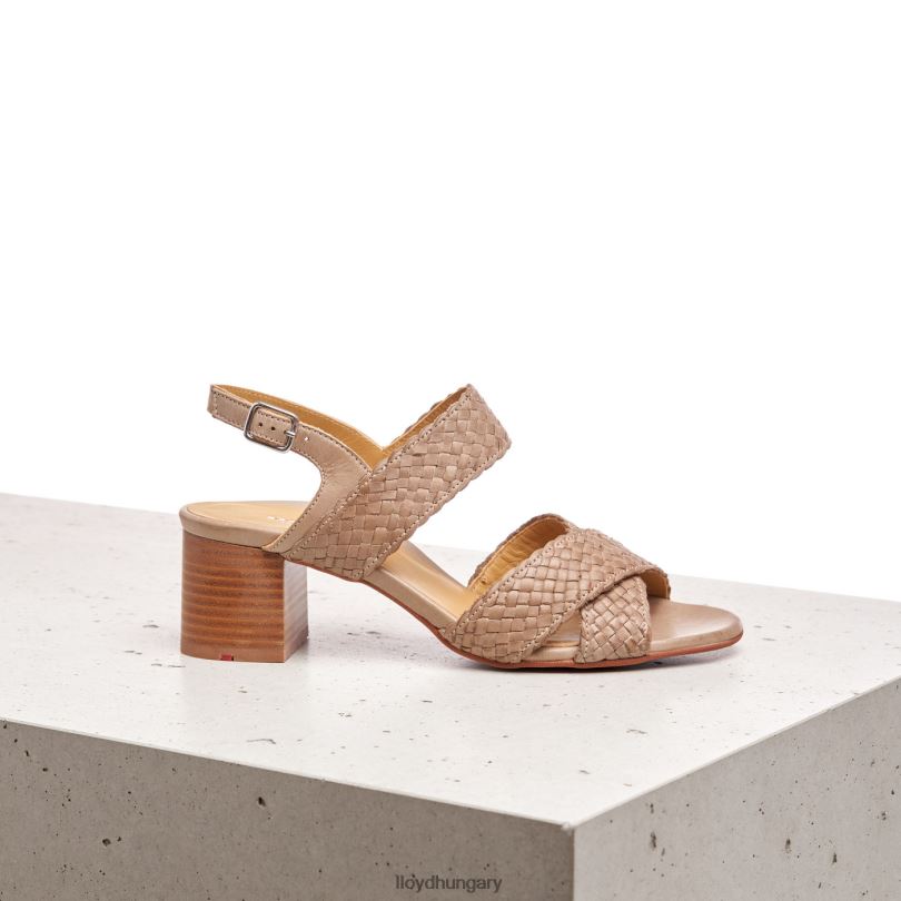 cipő HU LLOYD nők bőr szandál bézs 6444N1217
