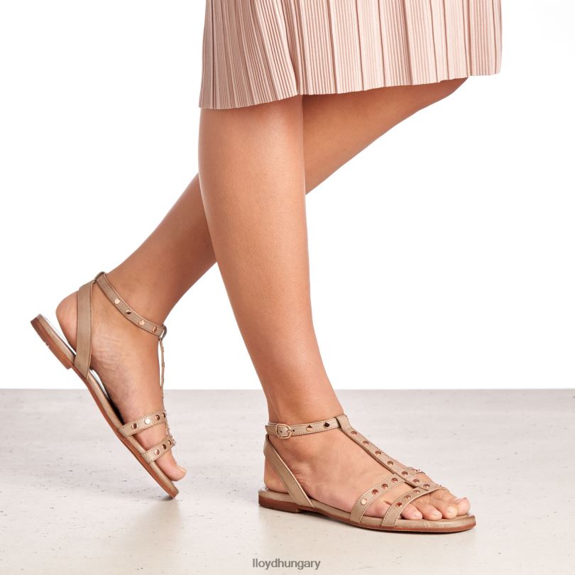 cipő HU LLOYD nők bőr szandál bézs 6444N1238