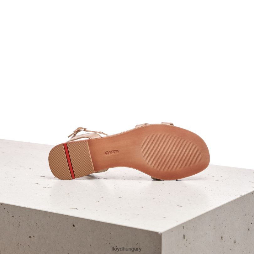 cipő HU LLOYD nők bőr szandál bézs 6444N1238