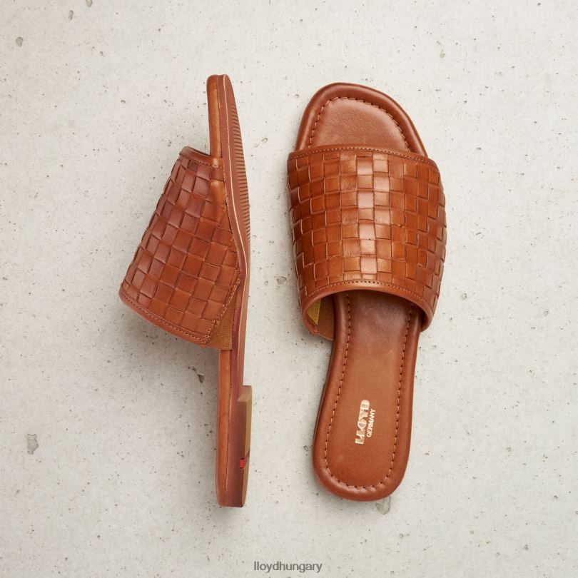 cipő HU LLOYD nők bőr szandál barna 6444N1233