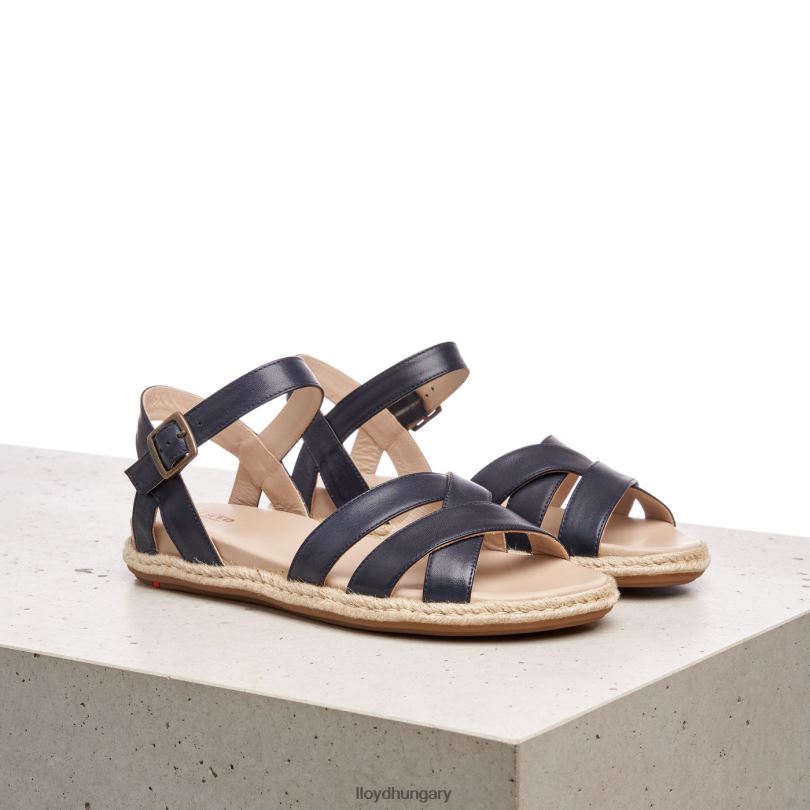 cipő HU LLOYD nők bőr szandál kék 6444N1209