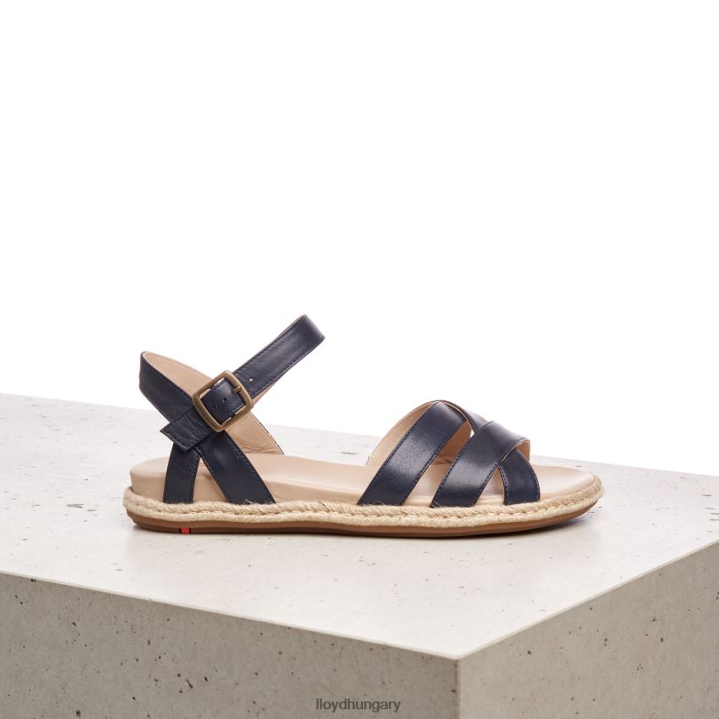 cipő HU LLOYD nők bőr szandál kék 6444N1209