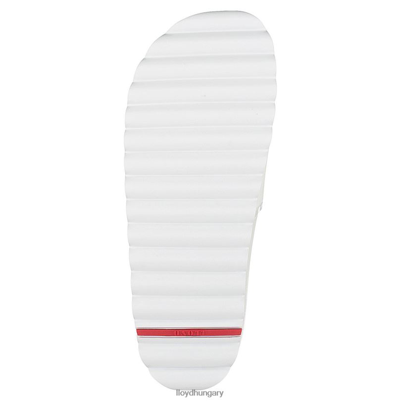 cipő HU LLOYD nők fürdő csúszdák fehér 6444N1316