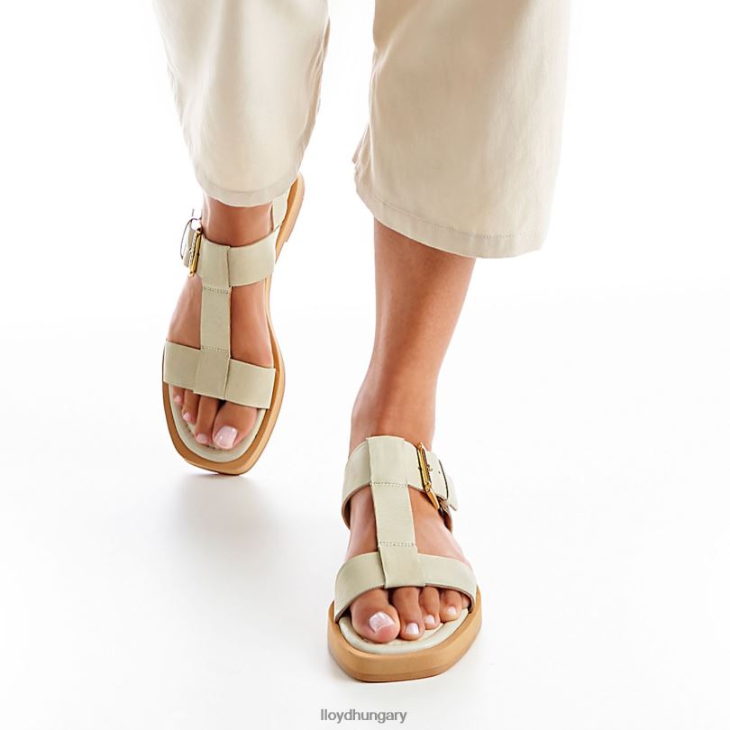 cipő HU LLOYD nők könnyű szandál fehér 6444N1250