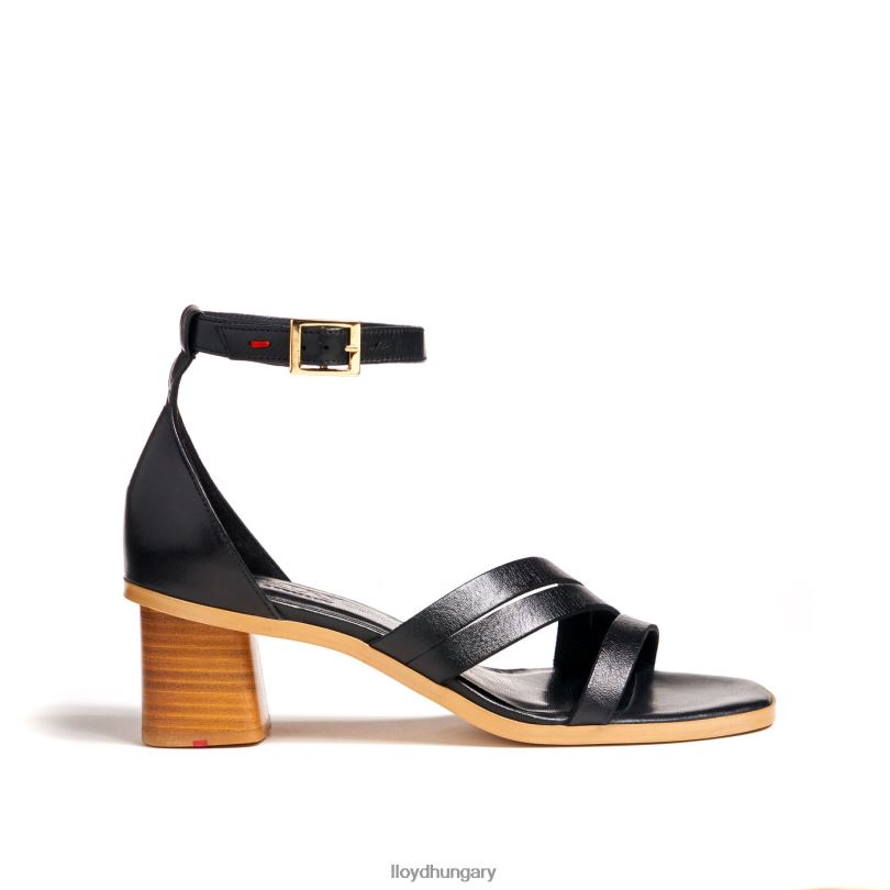 cipő HU LLOYD nők könnyű szandál fekete 6444N1207