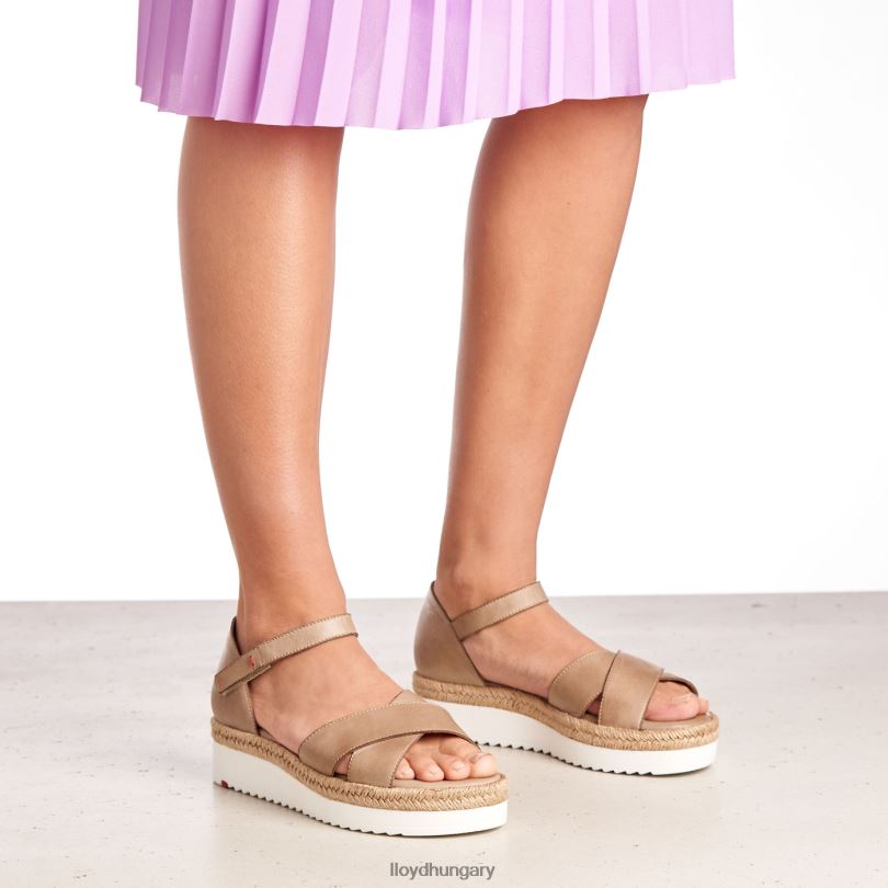 cipő HU LLOYD nők ékszandál bézs 6444N1229