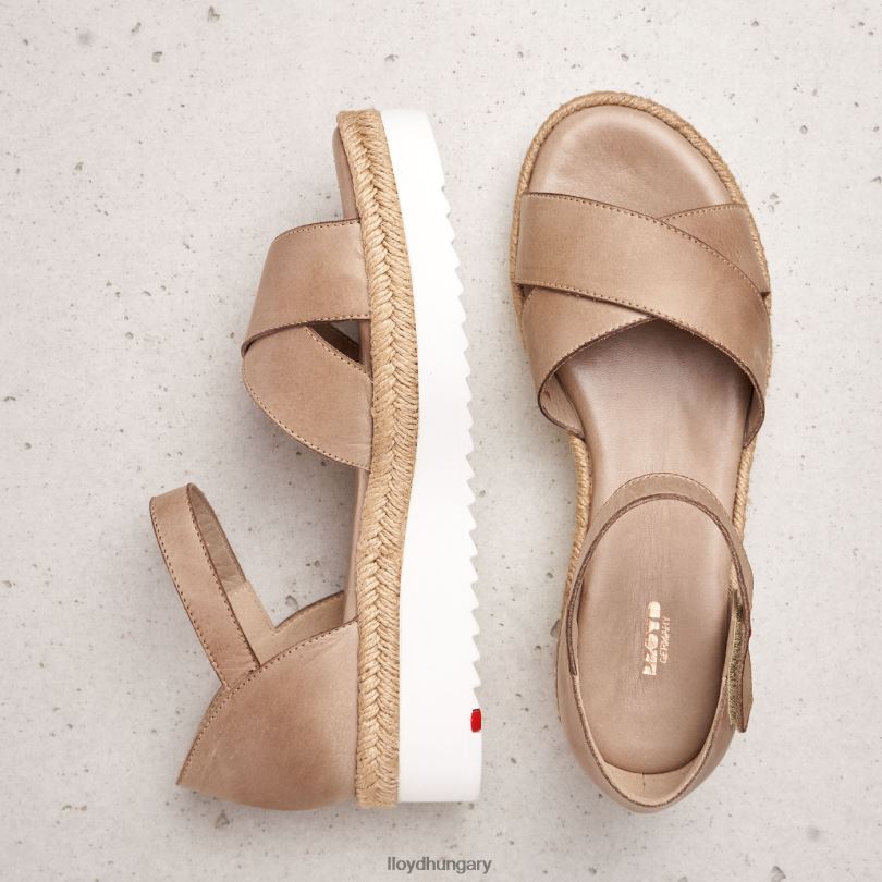 cipő HU LLOYD nők ékszandál bézs 6444N1229