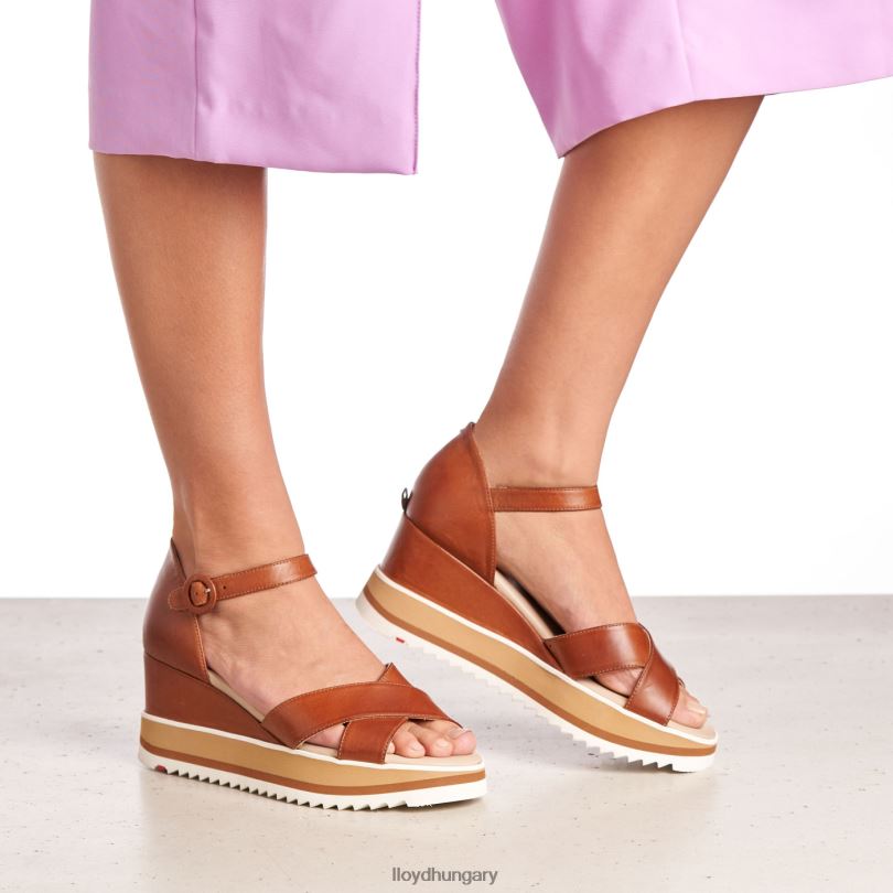 cipő HU LLOYD nők ékszandál barna 6444N1204