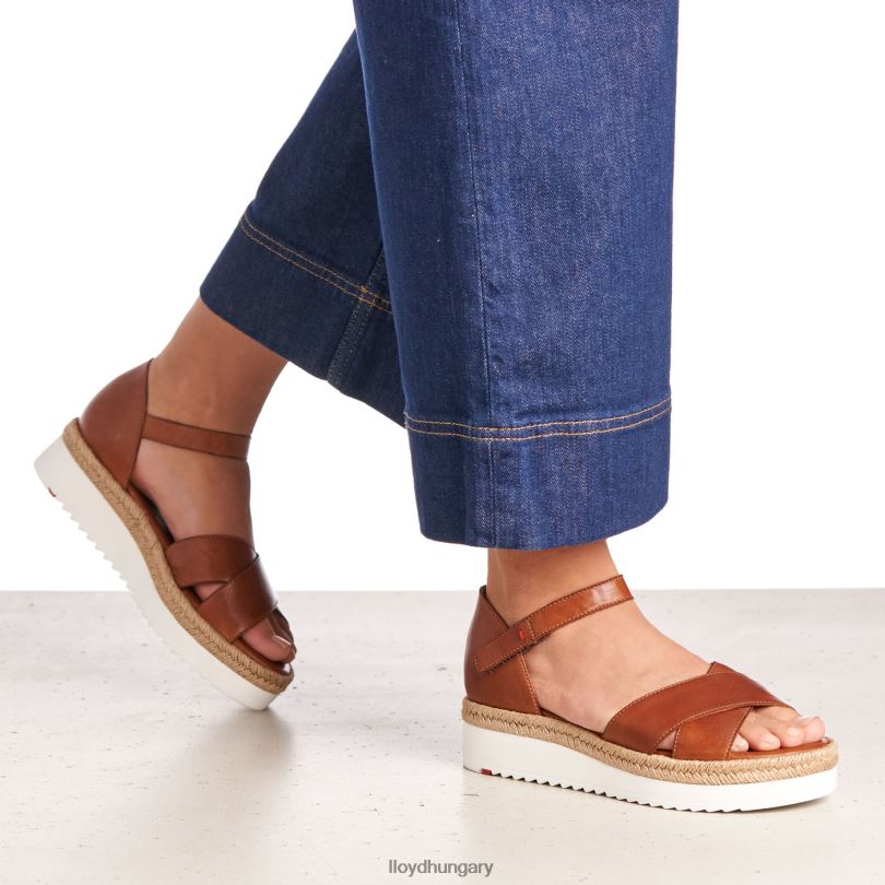 cipő HU LLOYD nők ékszandál barna 6444N1237