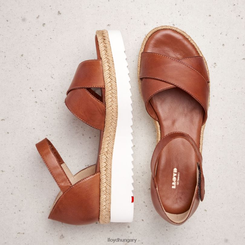 cipő HU LLOYD nők ékszandál barna 6444N1237