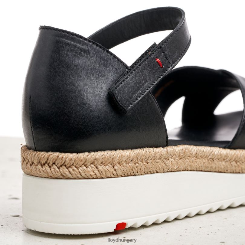 cipő HU LLOYD nők ékszandál fekete 6444N1242