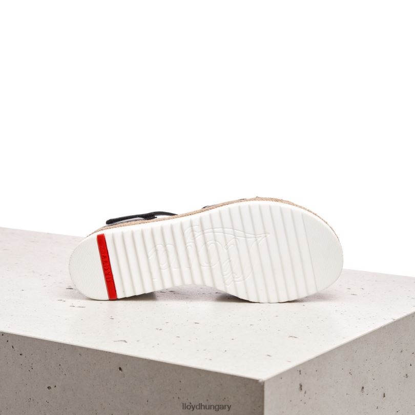 cipő HU LLOYD nők ékszandál fekete 6444N1242