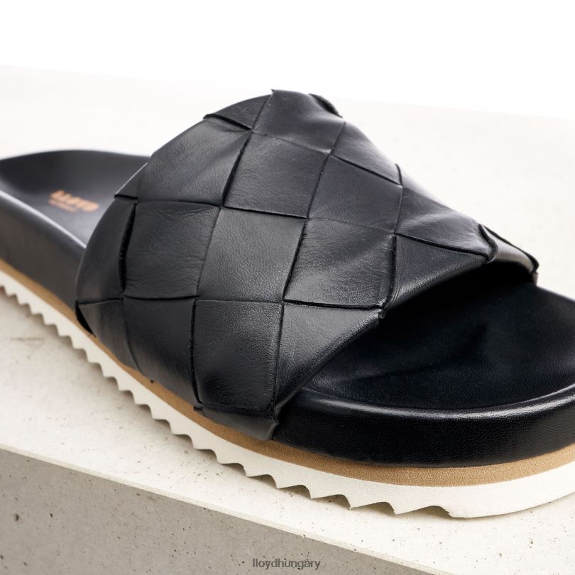 cipő HU LLOYD nők pantolette fekete 6444N1211