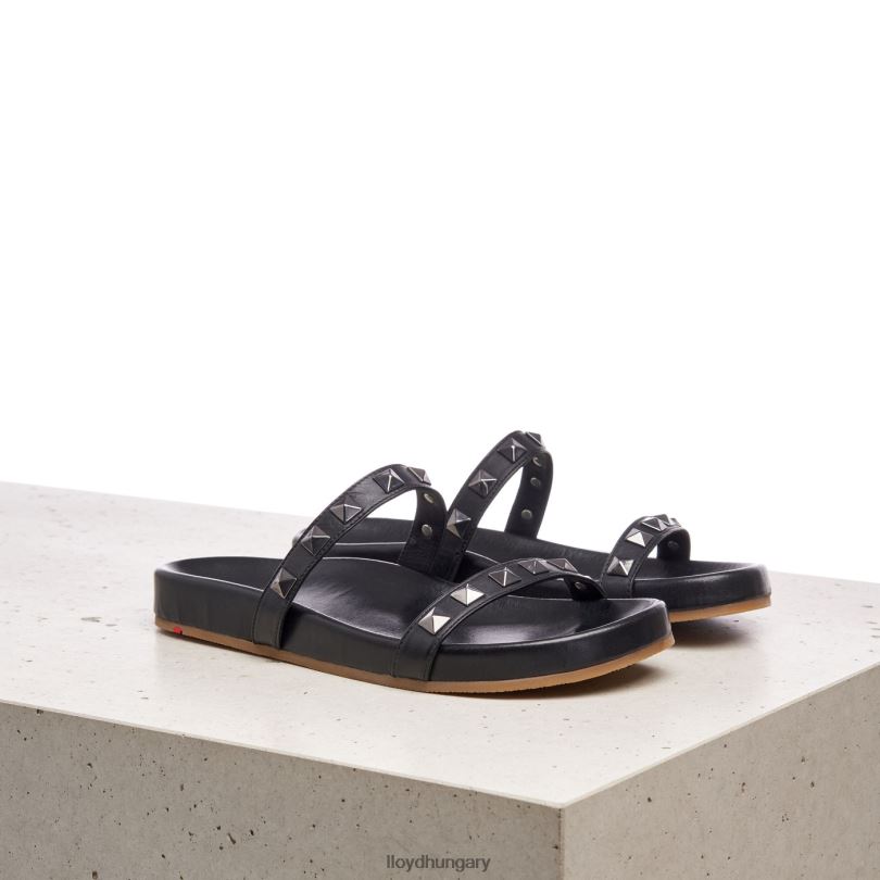 cipő HU LLOYD nők pantolette fekete 6444N1213