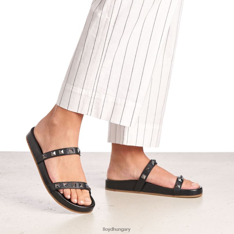 cipő HU LLOYD nők pantolette fekete 6444N1213