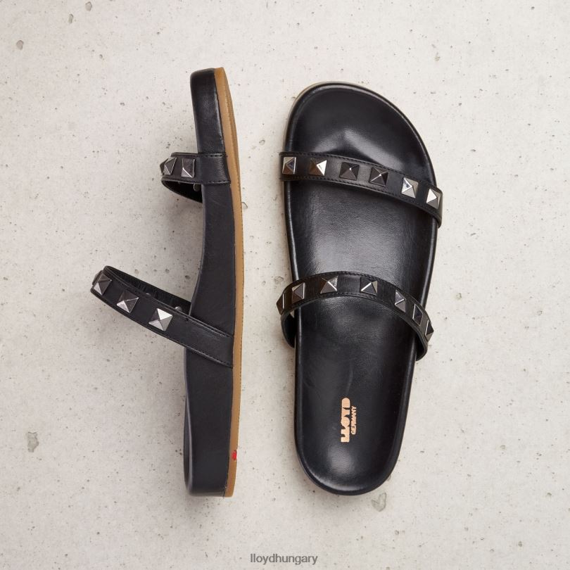 cipő HU LLOYD nők pantolette fekete 6444N1213