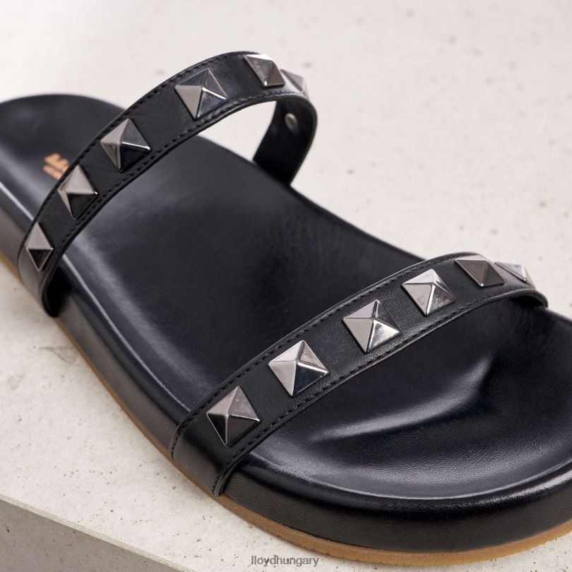 cipő HU LLOYD nők pantolette fekete 6444N1213