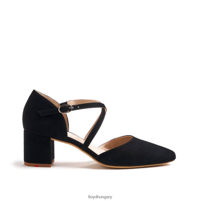 cipő HU LLOYD nők szandál fekete 6444N1037