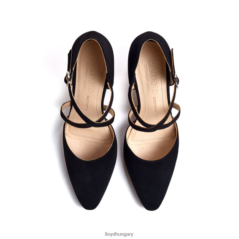 cipő HU LLOYD nők szandál fekete 6444N1037