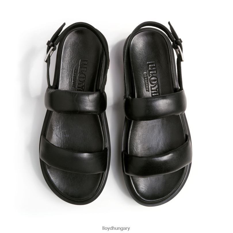 cipő HU LLOYD nők szandál fekete 6444N1206