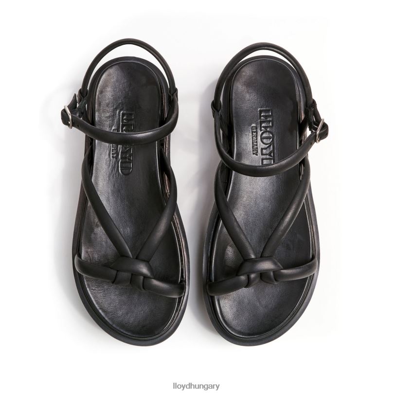 cipő HU LLOYD nők szandál fekete 6444N1218