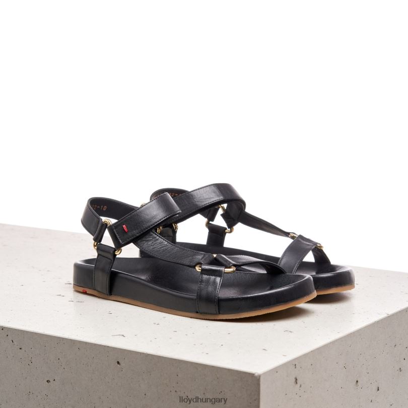 cipő HU LLOYD nők szandál fekete 6444N1246