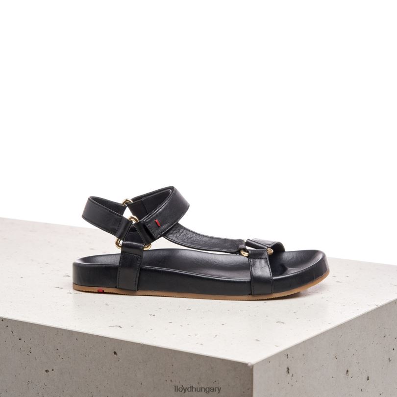 cipő HU LLOYD nők szandál fekete 6444N1246