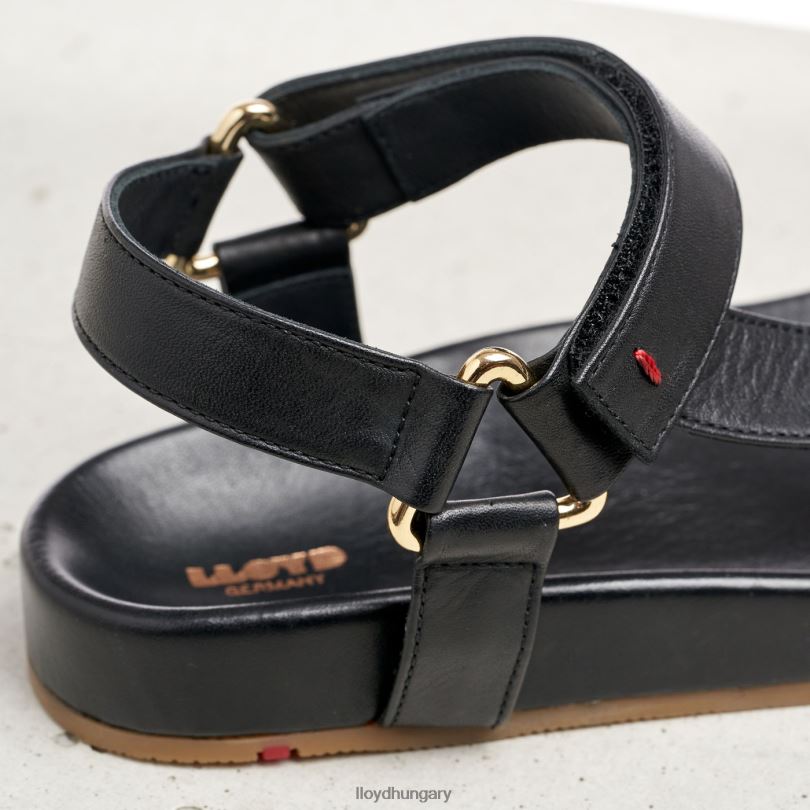 cipő HU LLOYD nők szandál fekete 6444N1246