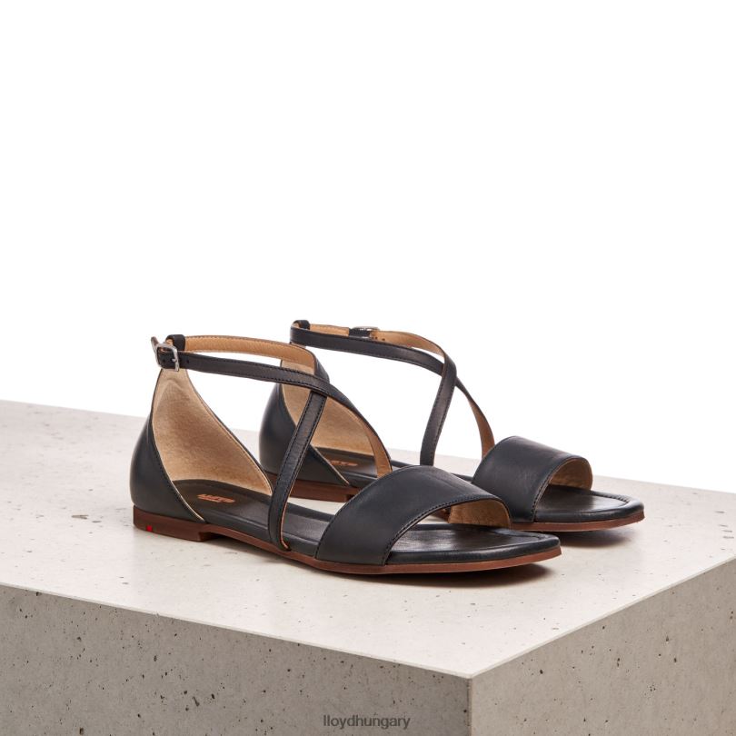 cipő HU LLOYD nők szandál fekete 6444N1254
