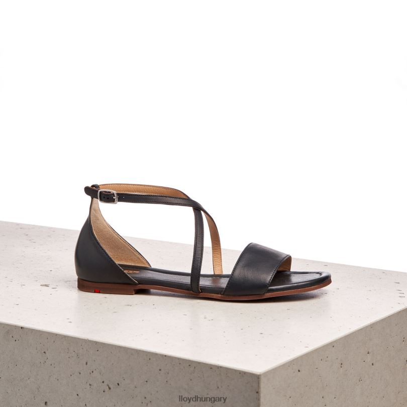 cipő HU LLOYD nők szandál fekete 6444N1254