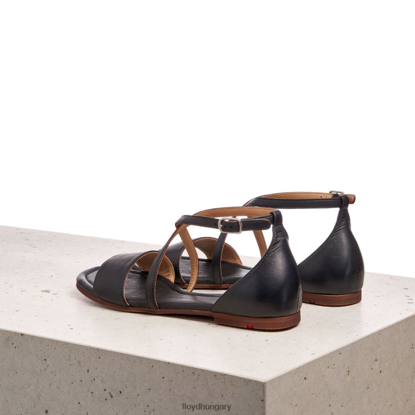 cipő HU LLOYD nők szandál fekete 6444N1254