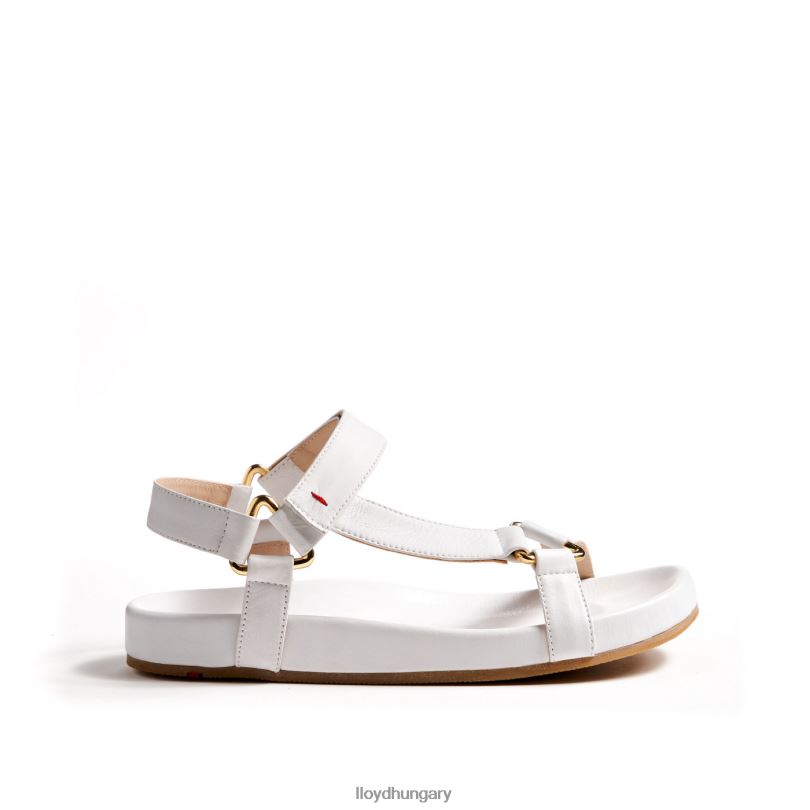 cipő HU LLOYD nők szellős szandál fehér 6444N1205