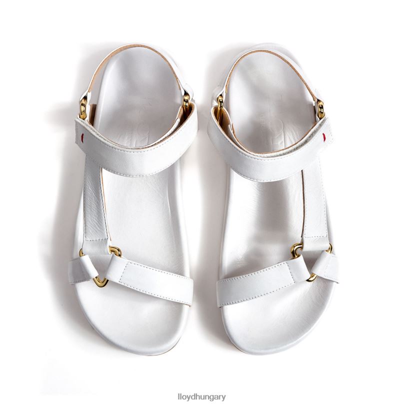 cipő HU LLOYD nők szellős szandál fehér 6444N1205