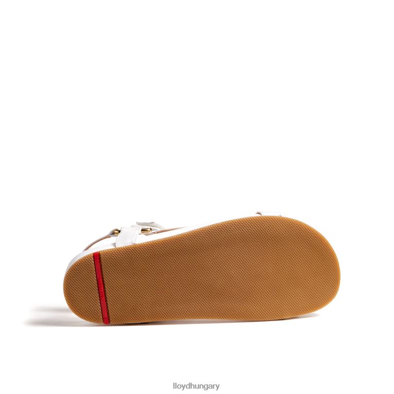 cipő HU LLOYD nők szellős szandál fehér 6444N1205