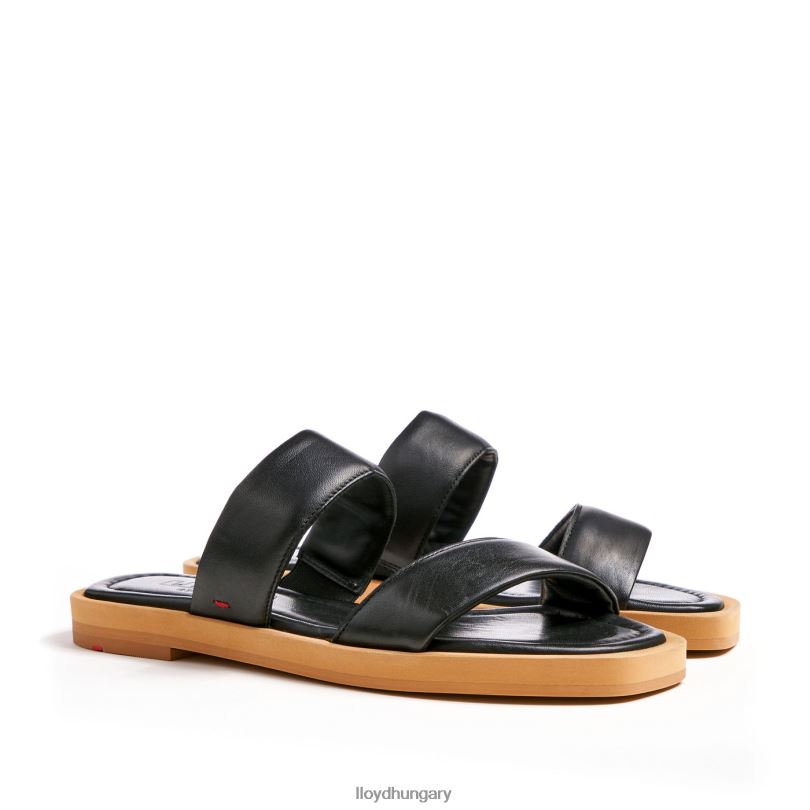 cipő HU LLOYD nők öszvér fekete 6444N1225