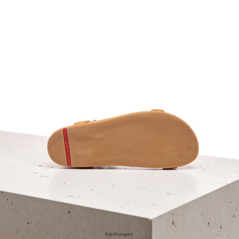 cipő HU LLOYD nők velúr felületű szandál barna 6444N1228