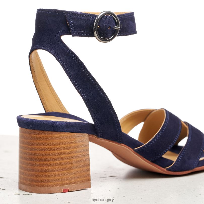 cipő HU LLOYD nők velúr felületű szandál kék 6444N1159